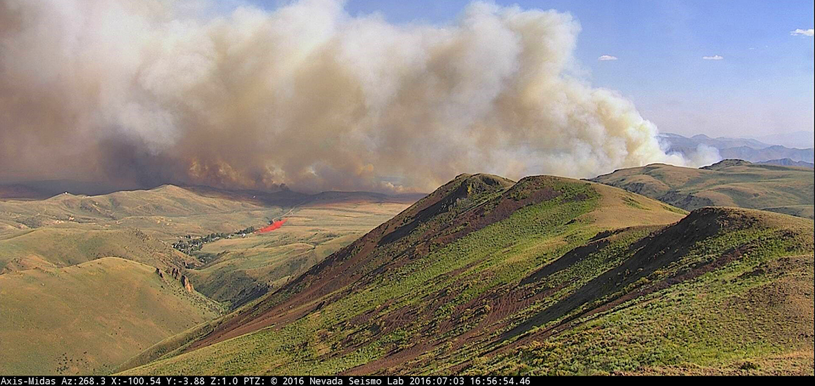 Mountaintop cameras part of BLM firefighting arsenal as 10,000 acres an